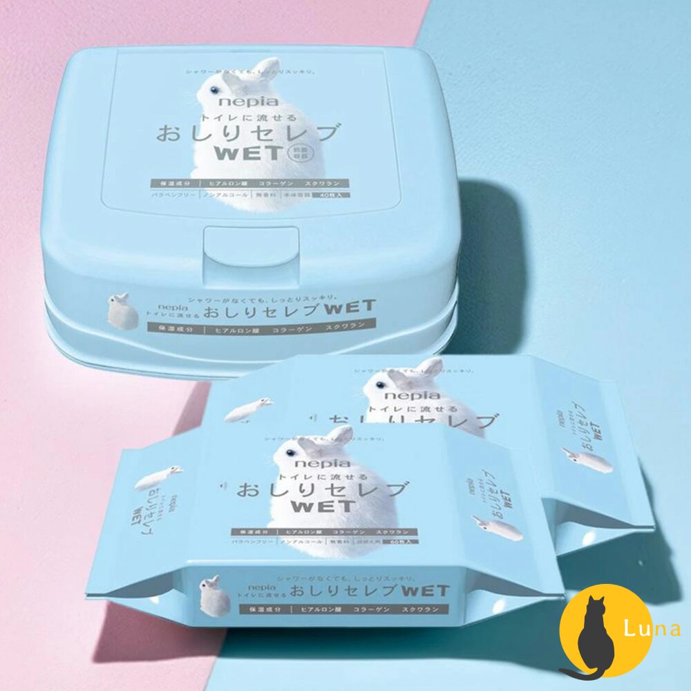 日本 NEPIA 王子 鼻貴族 水溶性 濕式衛生紙 濕紙巾 面紙 可沖馬桶 保濕 柔軟 補充包-圖片-9