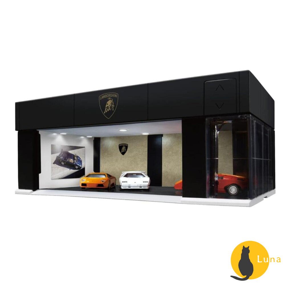 Tomica LED展示中心 電動車庫 可收納小汽車 多美 小汽車 TOMY-圖片-10