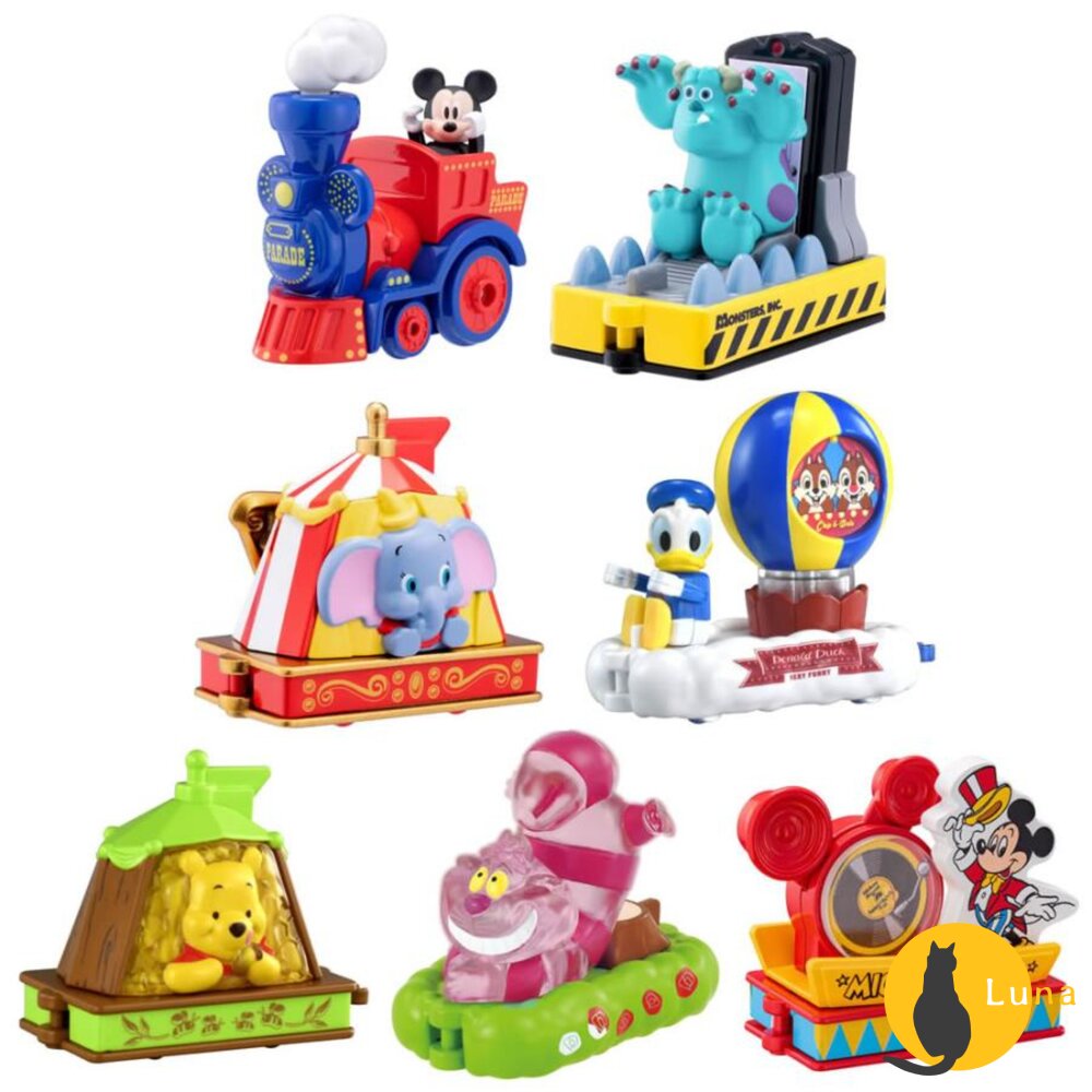 Tomica 迪士尼賣場3🌟日本 多美小汽車 多美 米奇 米妮 遊園列車 小熊維尼 杯子蛋糕-圖片-1