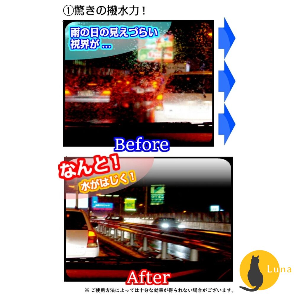 日本原裝 SOFT99 除油膜 清潔劑 雨刷 玻璃精 防潑水 擋風玻璃 後照鏡-圖片-6