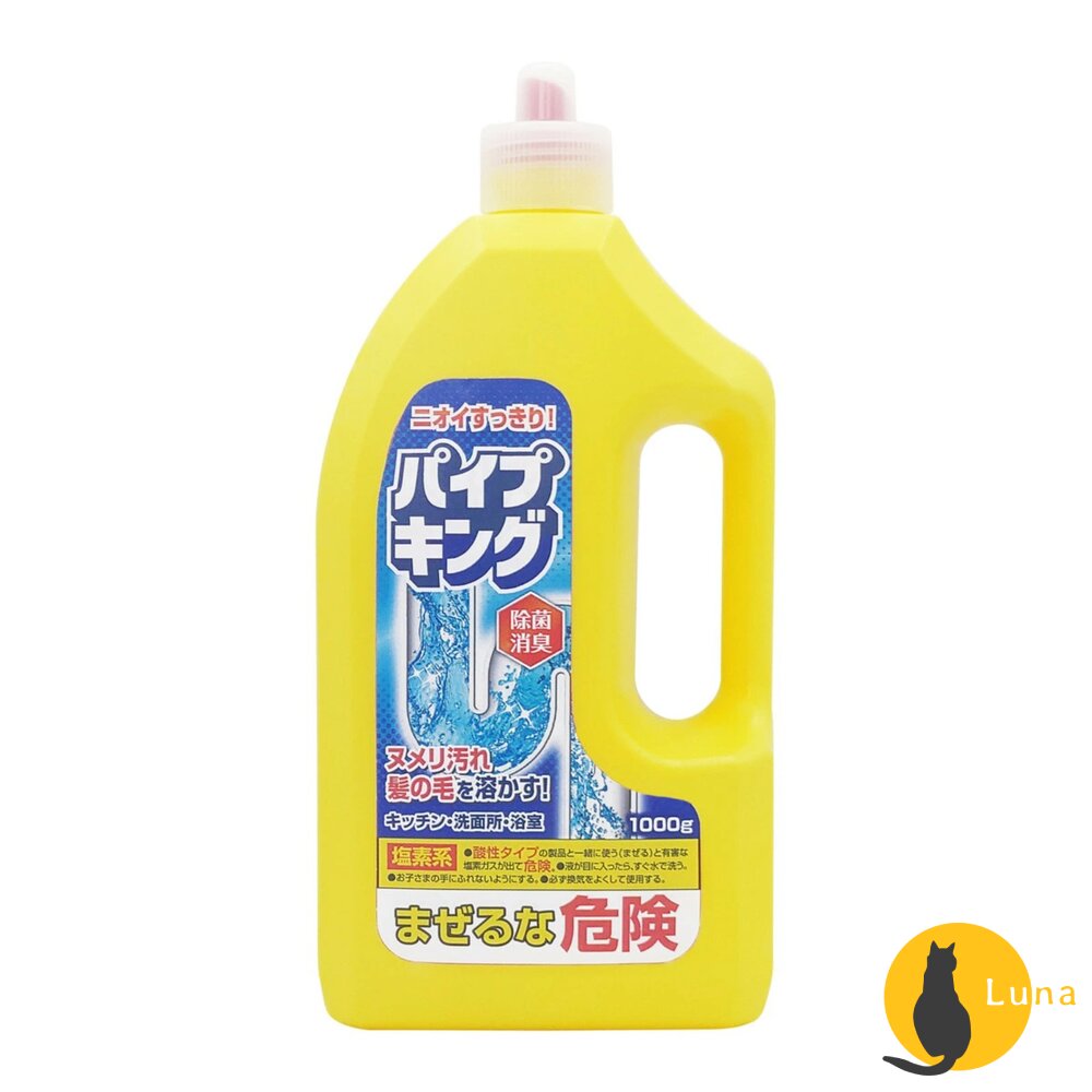 日本 KANEYO 家耐優 管道疏通劑 1000ml 排水管 水管清潔劑 洗手台 流理臺 毛髮 除臭-圖片-4