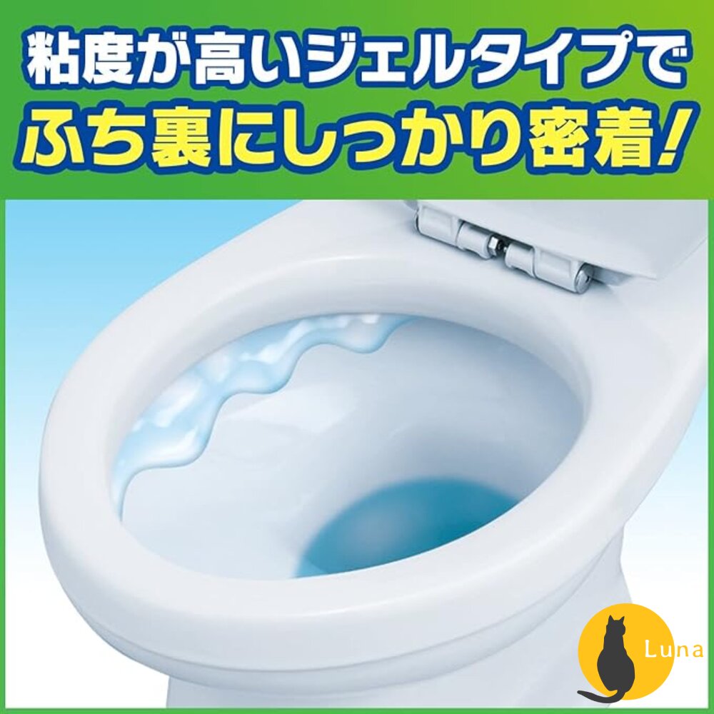 日本 Johnson 莊臣 超強力 馬桶清潔劑 清潔凝膠 400g 去垢 去汙 除黴 浴廁 馬桶 除菌-圖片-5