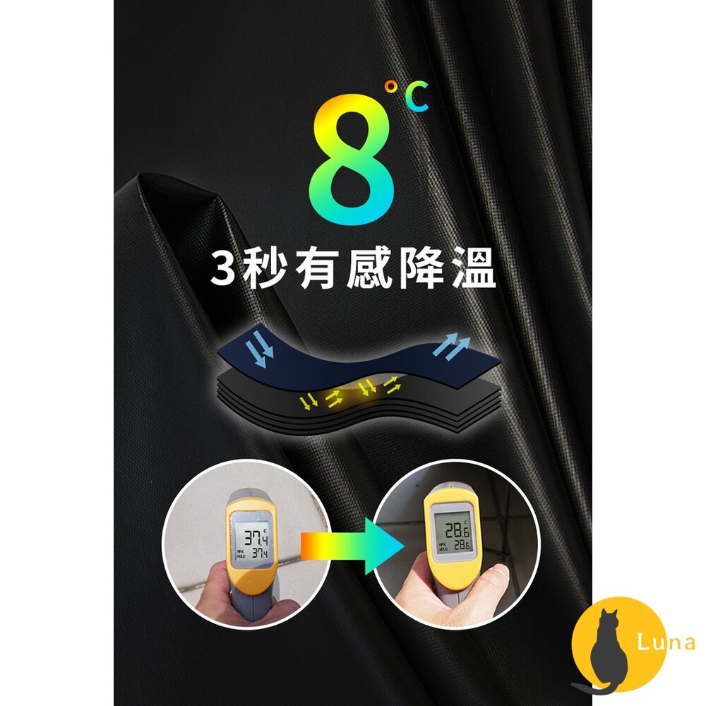 超輕量 雙龍牌 簡約七色 UC黑膠降溫五折傘 雨傘 折傘 抗UV 口袋傘 超撥水 晴雨兩用-圖片-5