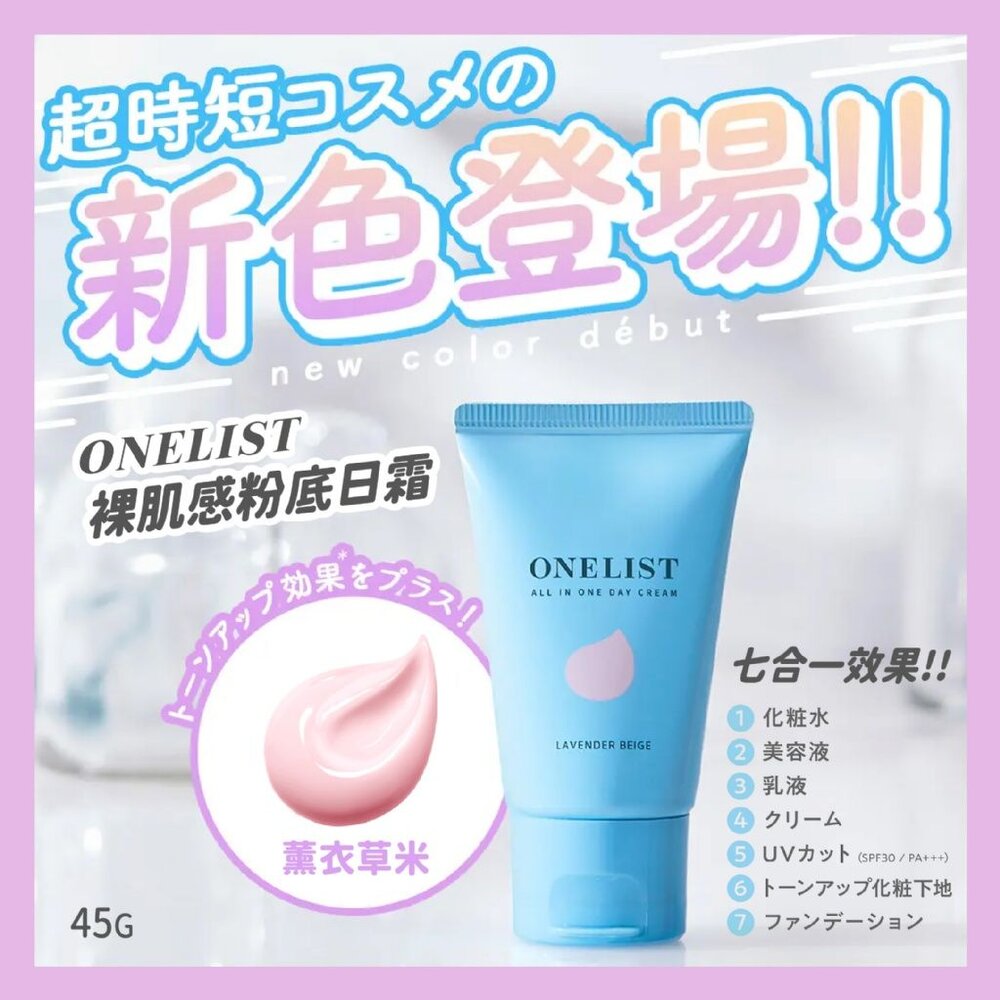 日本直送|預購|ONELIST 7合一 多功能保濕日霜-圖片-2