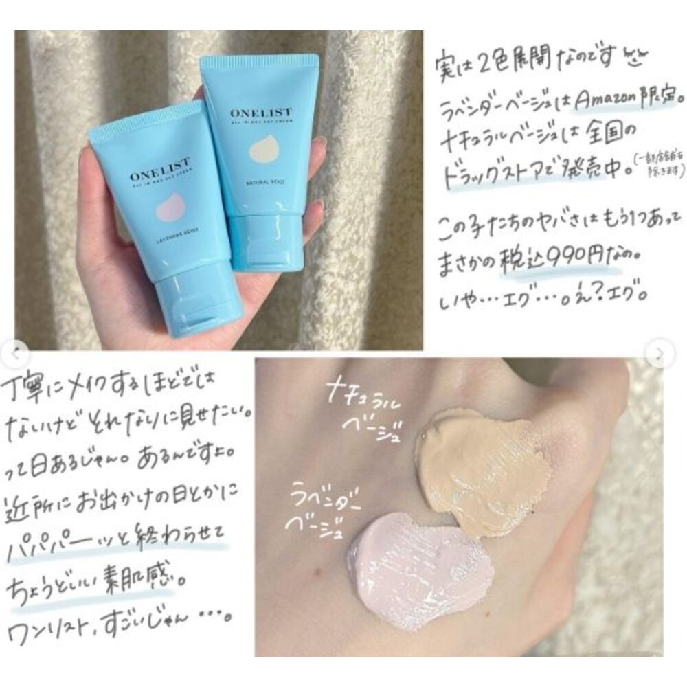 日本直送|預購|ONELIST 7合一 多功能保濕日霜-圖片-10