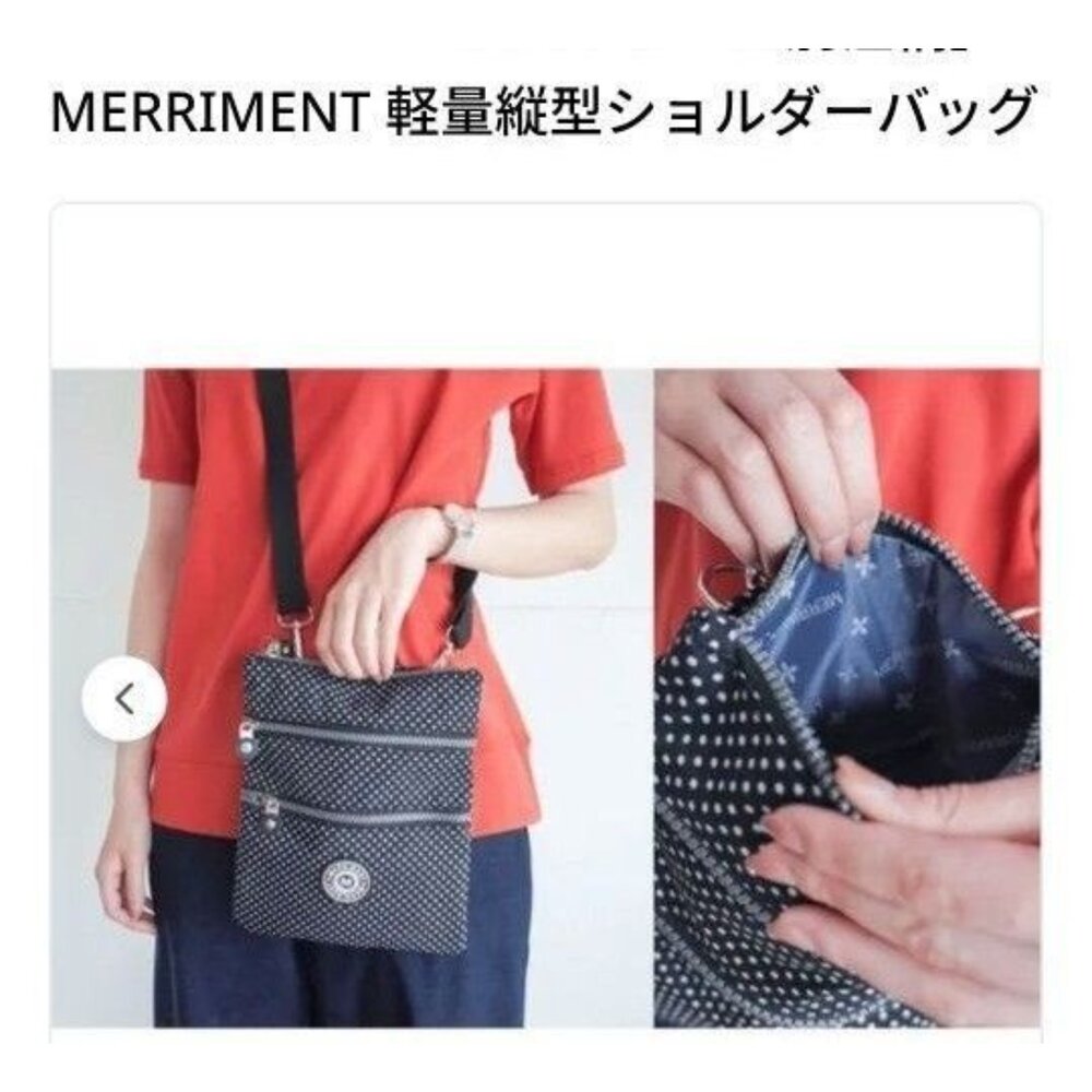 日本直送|預購|MERRIMENT 輕量尼龍單肩隨身包-圖片-11