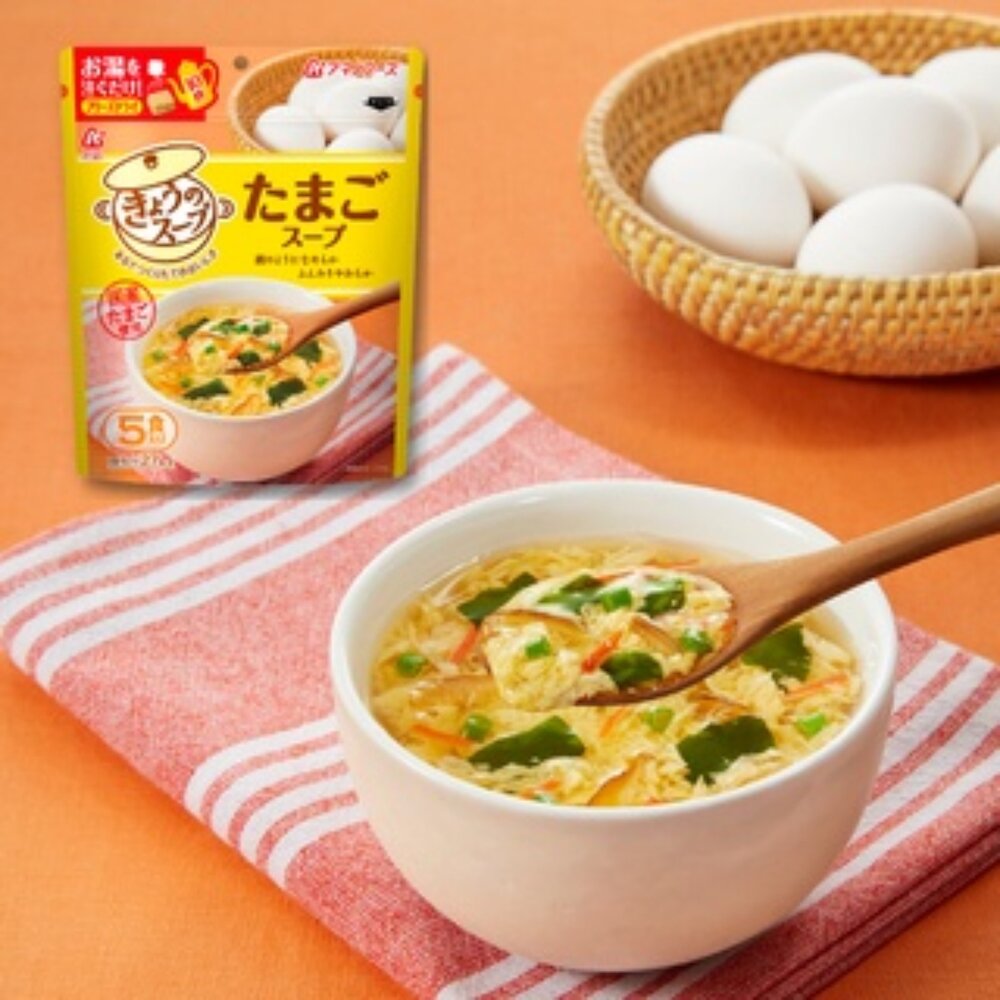 日本直送｜預購｜日本天野沖泡式即食蛋花湯 三包一組 封面照片