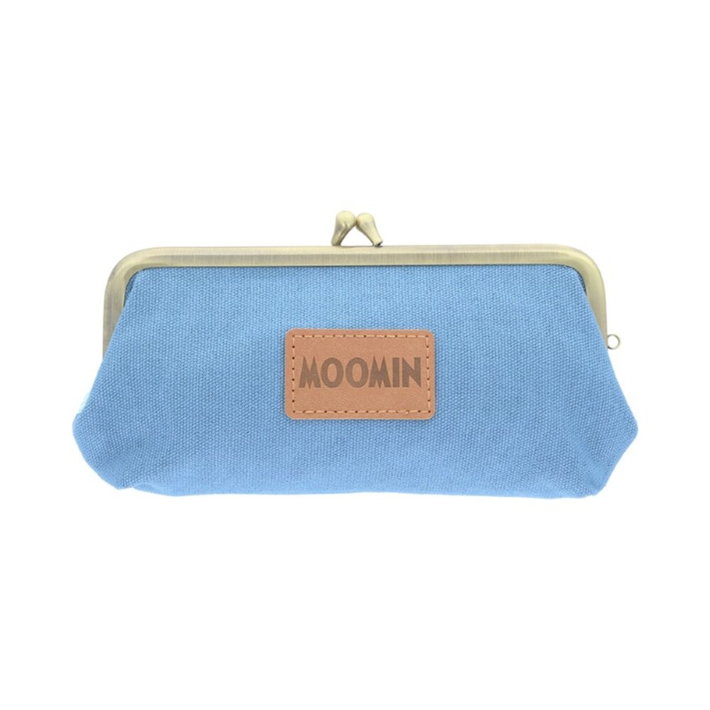 日本直送|預購|日本MOOMIN 嚕嚕米 森林刺繡細長口金筆袋-圖片-2