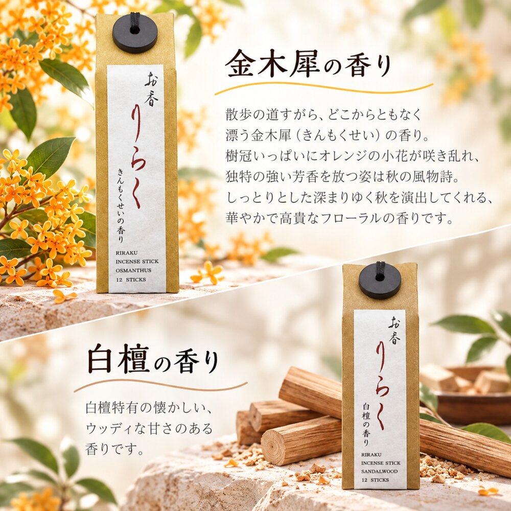 日本直送 |日本香堂新款 大香RIRAKU 迷你線香 |3盒組(同一香味)-圖片-6