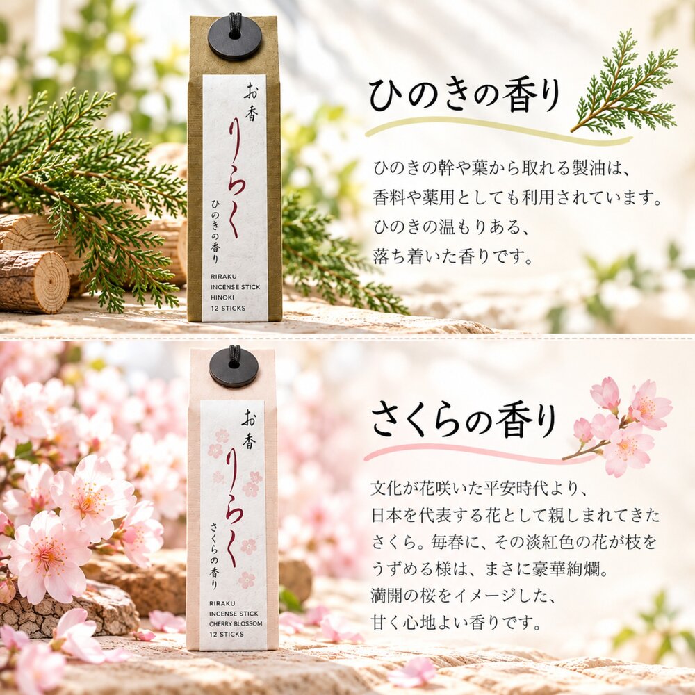 日本直送 |日本香堂新款 大香RIRAKU 迷你線香 |3盒組(同一香味)-圖片-8