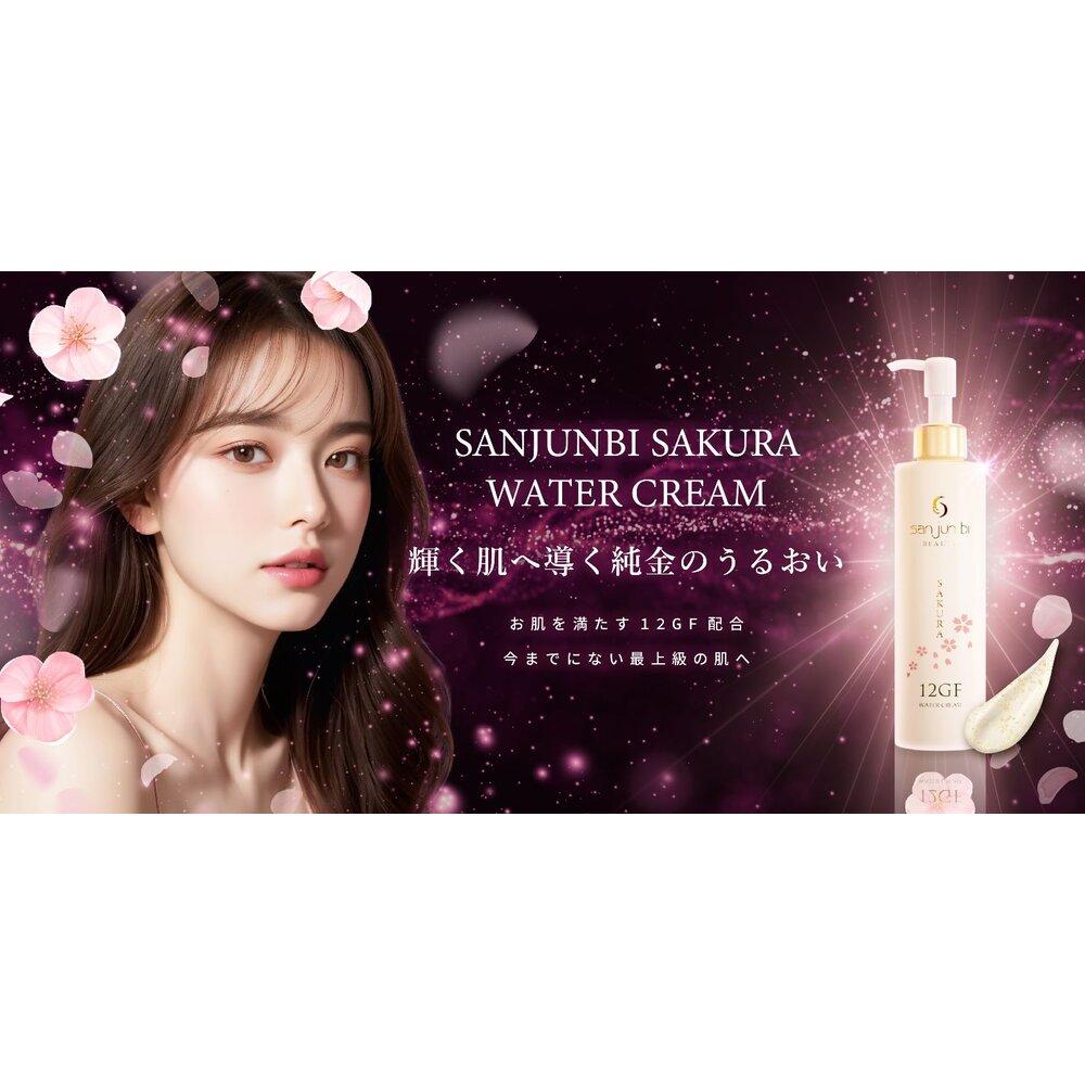 現貨~ 日本直飛 WaterCream 薰衣草金箔出水霜/櫻花出水霜/FEELING GEL櫻花去角質-圖片-3