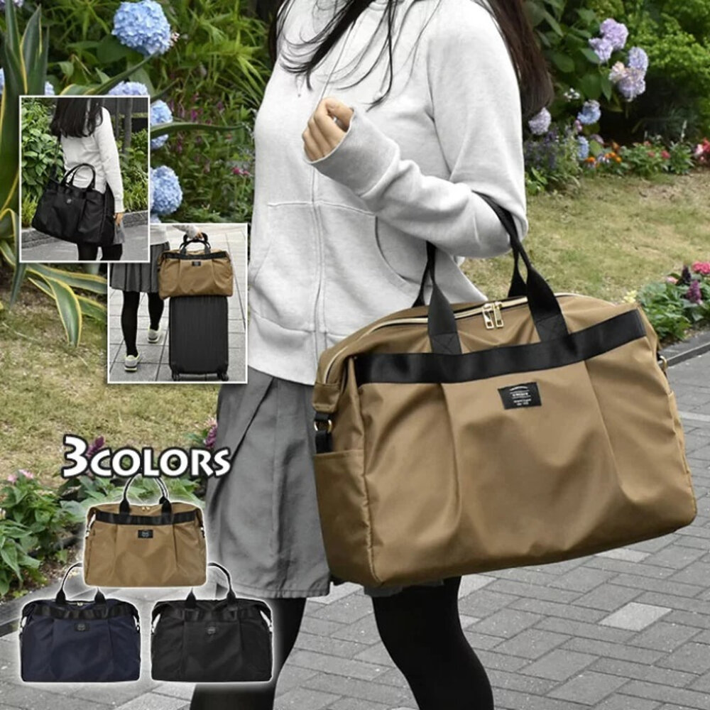 S1-18674112809-新品 日本 大防水波士頓包 旅行包[預購商品]