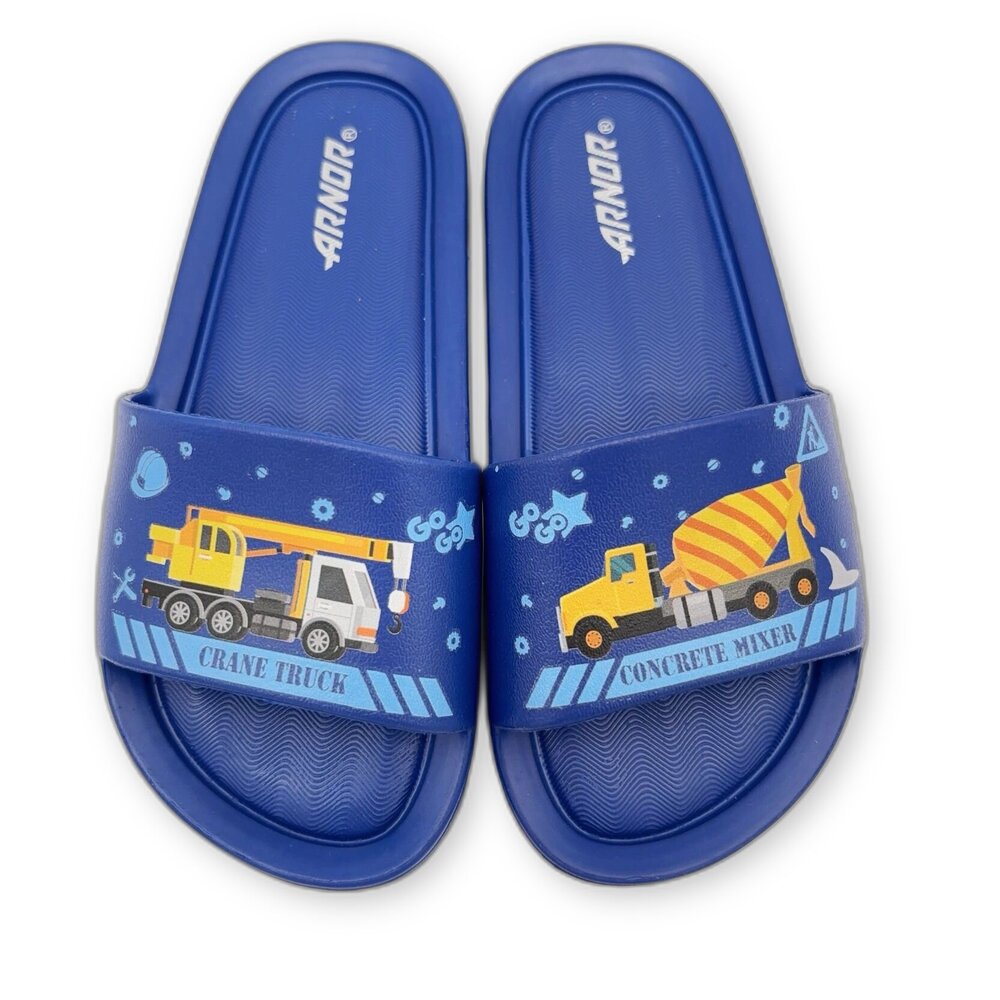 A070-男童工程車拖鞋