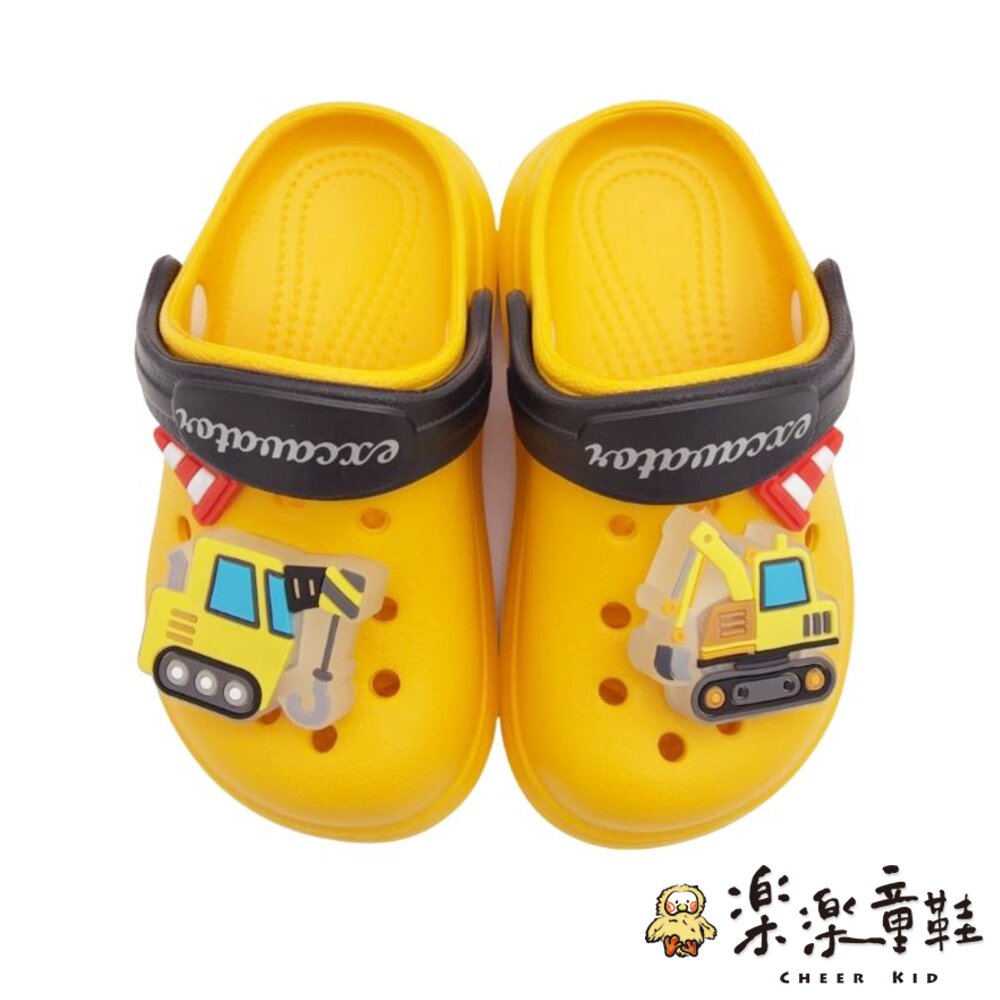 A087-台灣製工程車電燈洞洞鞋