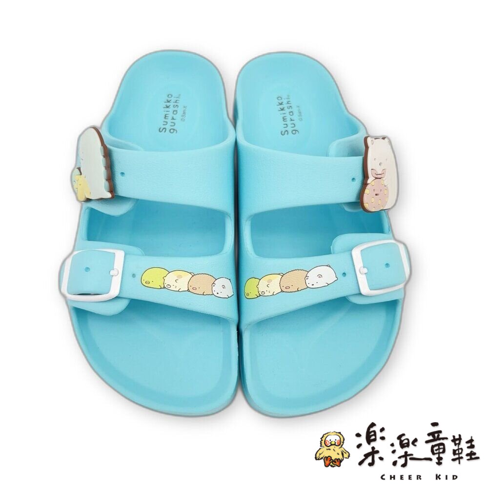【斷碼出清不退不換】台灣製角落生物拖鞋-湖水藍 封面照片
