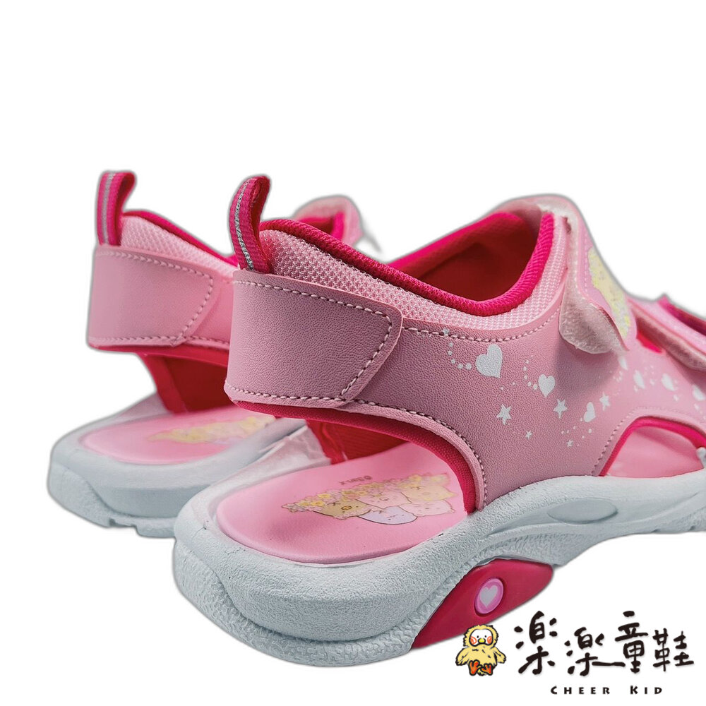 【夏季限量特價!!】台灣製角落生物電燈涼鞋-粉色-圖片-6