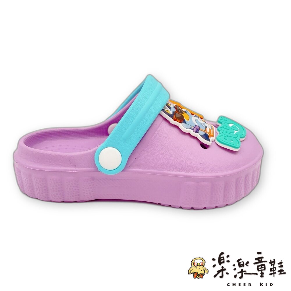 可愛卡通女童布希鞋-圖片-1