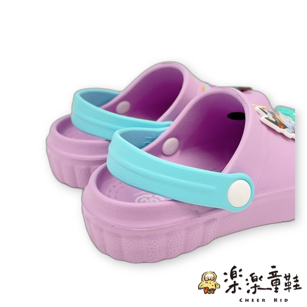 可愛卡通女童布希鞋-圖片-3