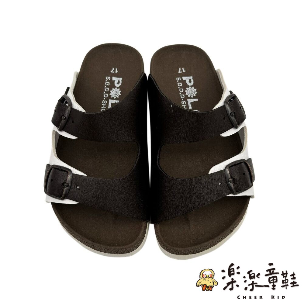 台灣製跳色小方扣拖鞋(四色可選)-圖片-3