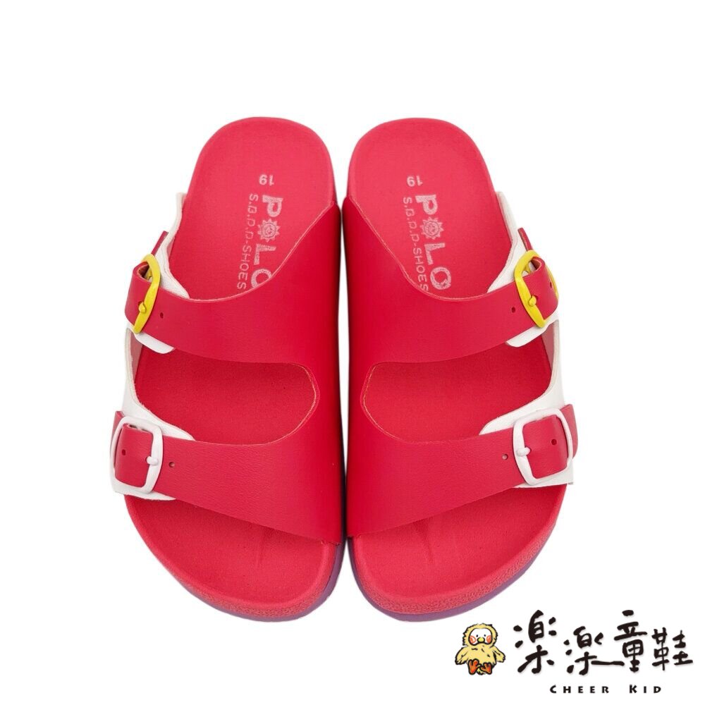 台灣製跳色小方扣拖鞋(四色可選)-圖片-6