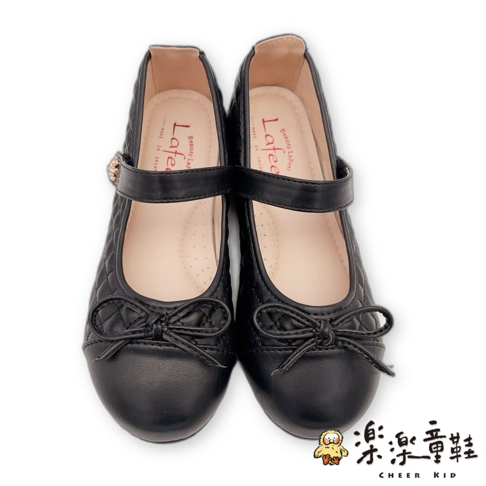 蝴蝶結女童皮鞋-圖片-1