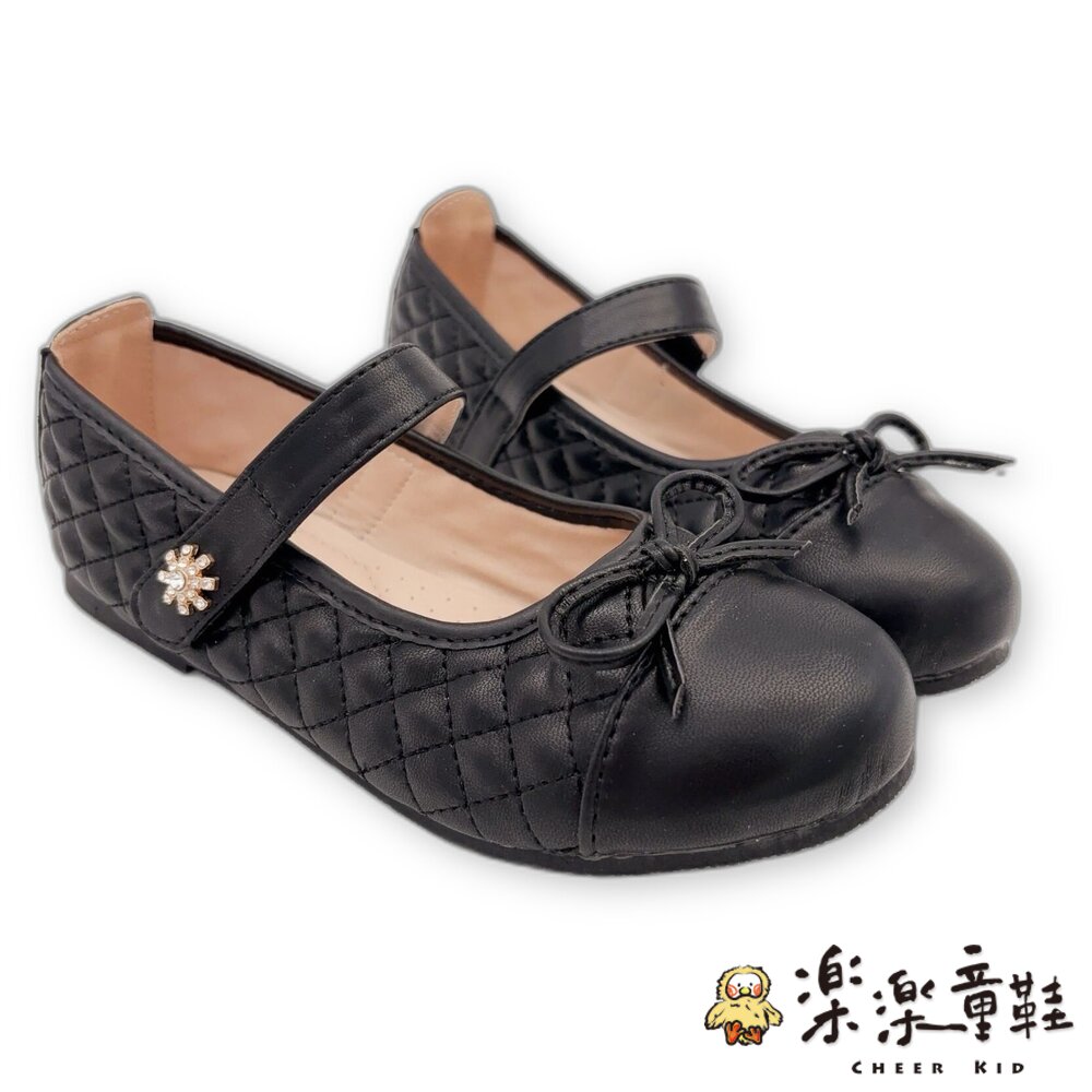 蝴蝶結女童皮鞋