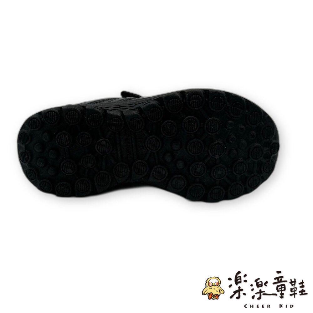 台灣製親子款皮面透氣休閒鞋-黑-圖片-3