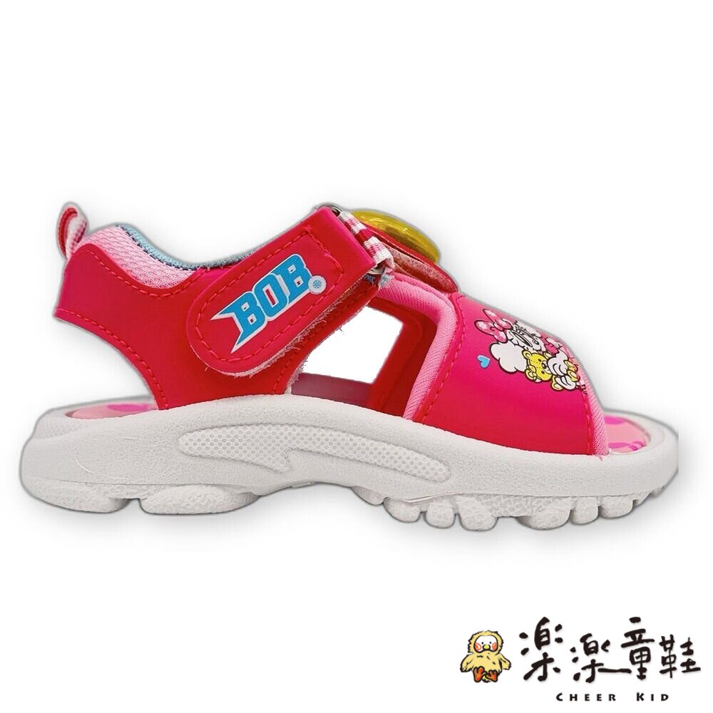 台灣製巴布豆電燈涼鞋-粉色-圖片-2