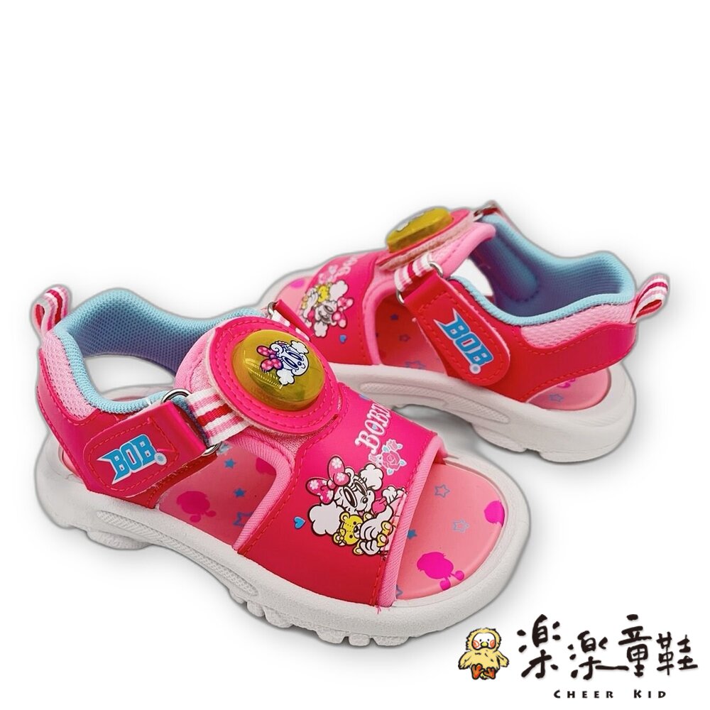 台灣製巴布豆電燈涼鞋-粉色-圖片-4