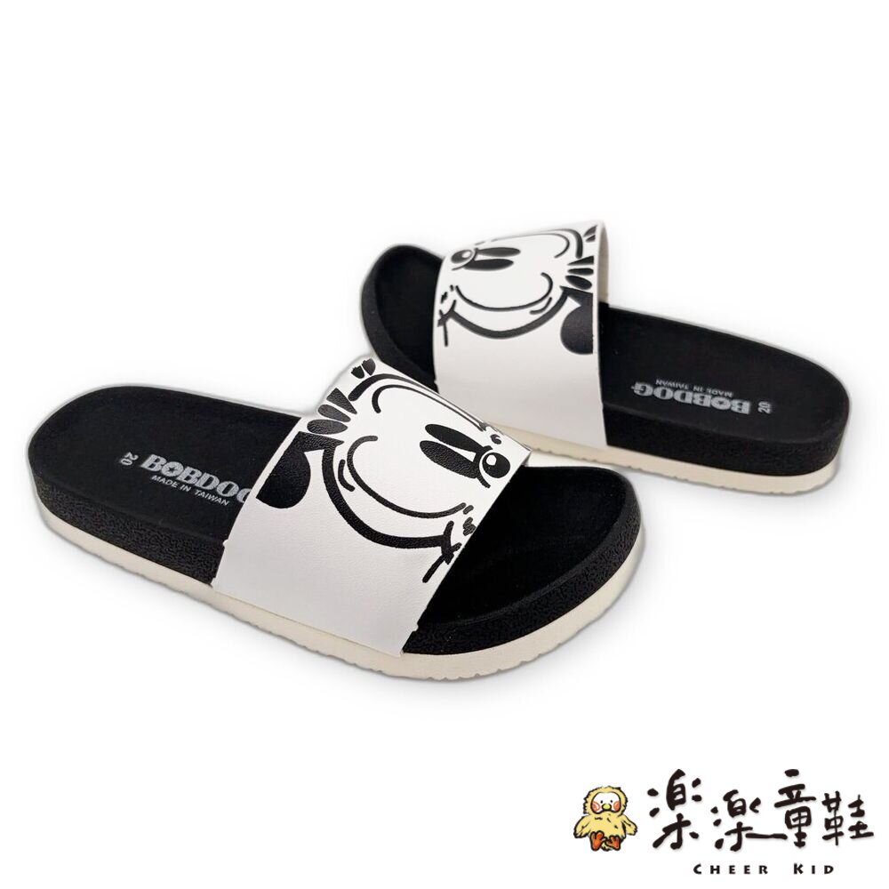 【斷碼出清不退不換】台灣製巴布豆親子款拖鞋-圖片-4