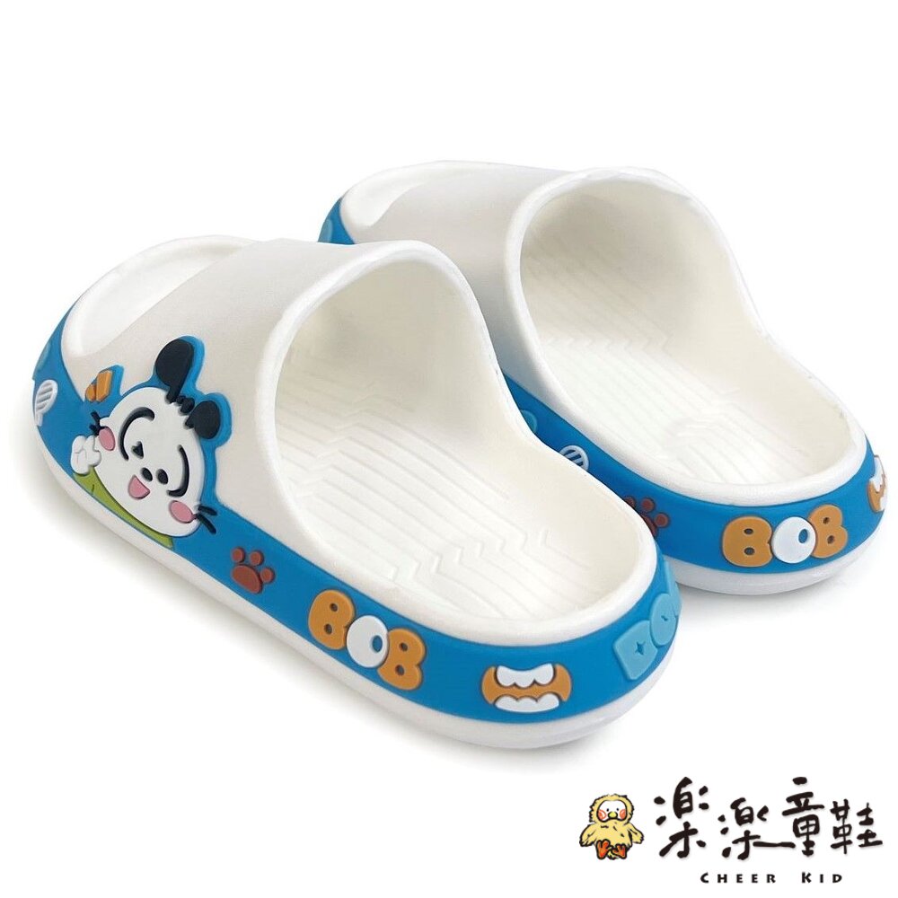 【斷碼出清特價不退換!!】巴布豆圖案拖鞋-白色-圖片-3