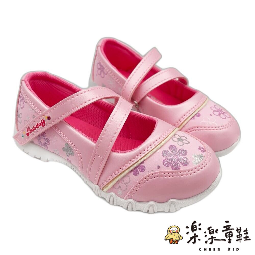 台灣製氣質繞帶皮鞋-粉色