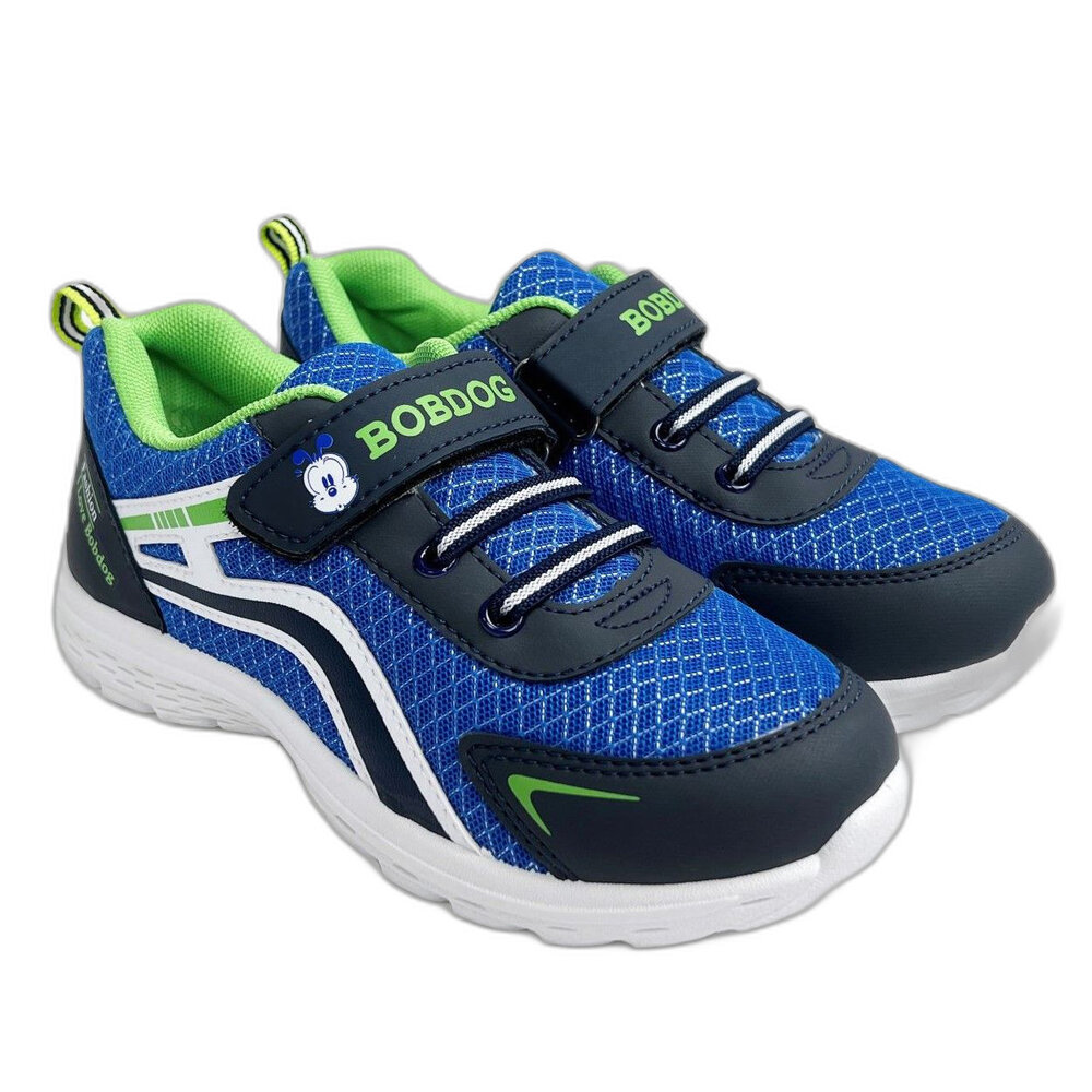 C121-1-BOBDOG巴布豆簡約透氣運動鞋-藍色 另有粉色款