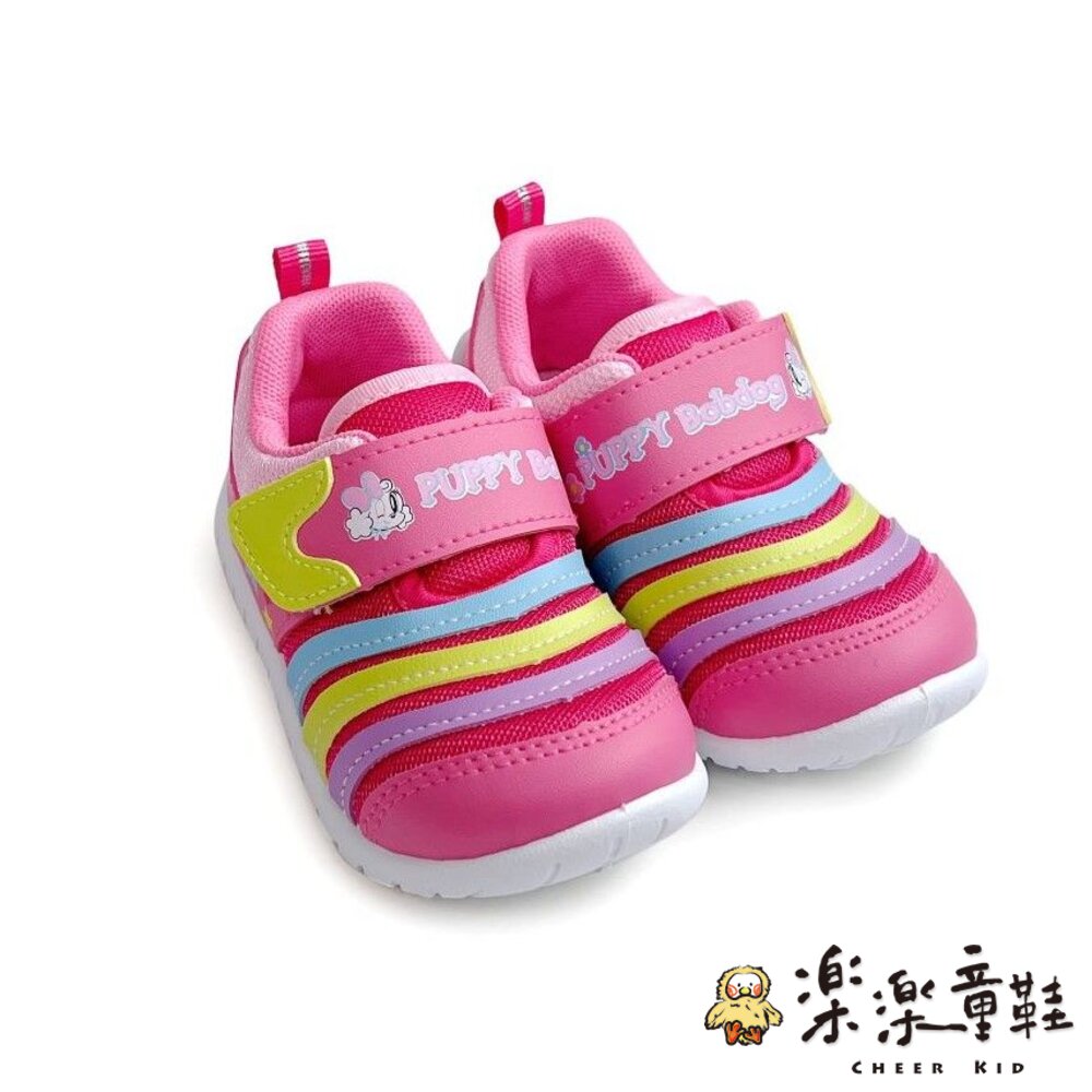 【斷碼出清不退不換】 台灣製巴布豆休閒鞋 桃色-圖片-6