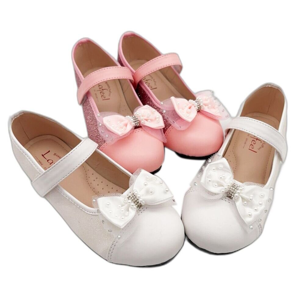 C134-【斷碼出清不退不換】蝴蝶結公主鞋