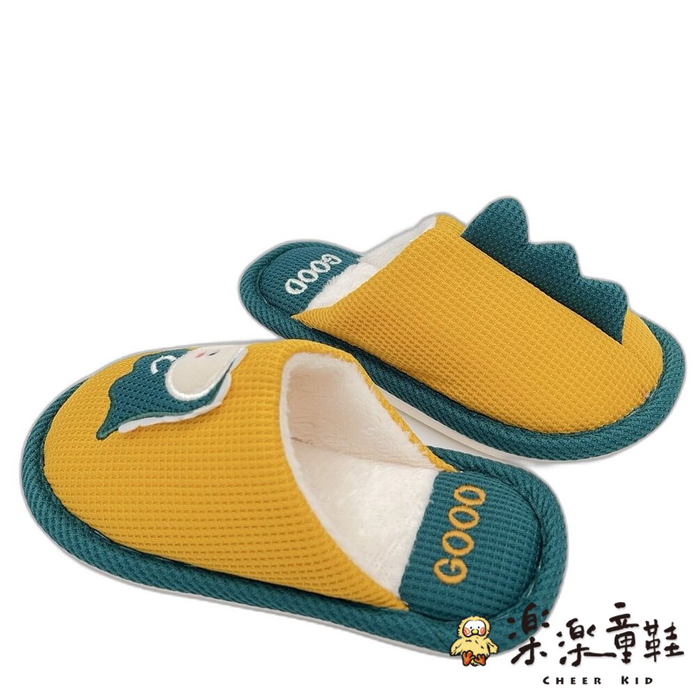 中大童卡通保暖室內拖鞋-圖片-4