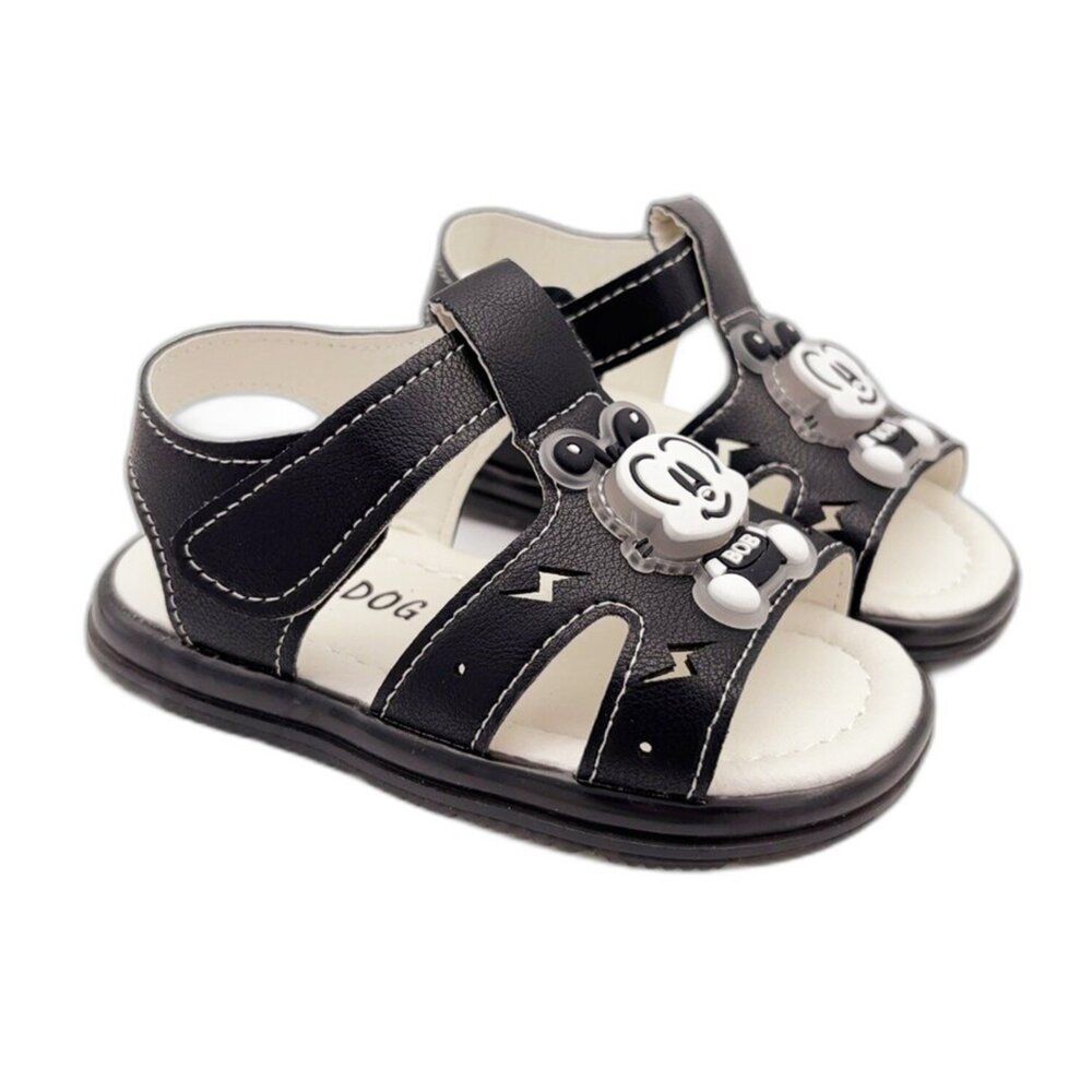 C153-3-巴布豆可愛狗狗電燈涼鞋