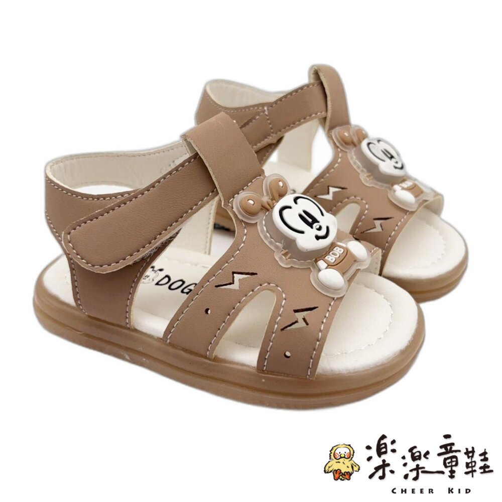 巴布豆狗狗電燈涼鞋