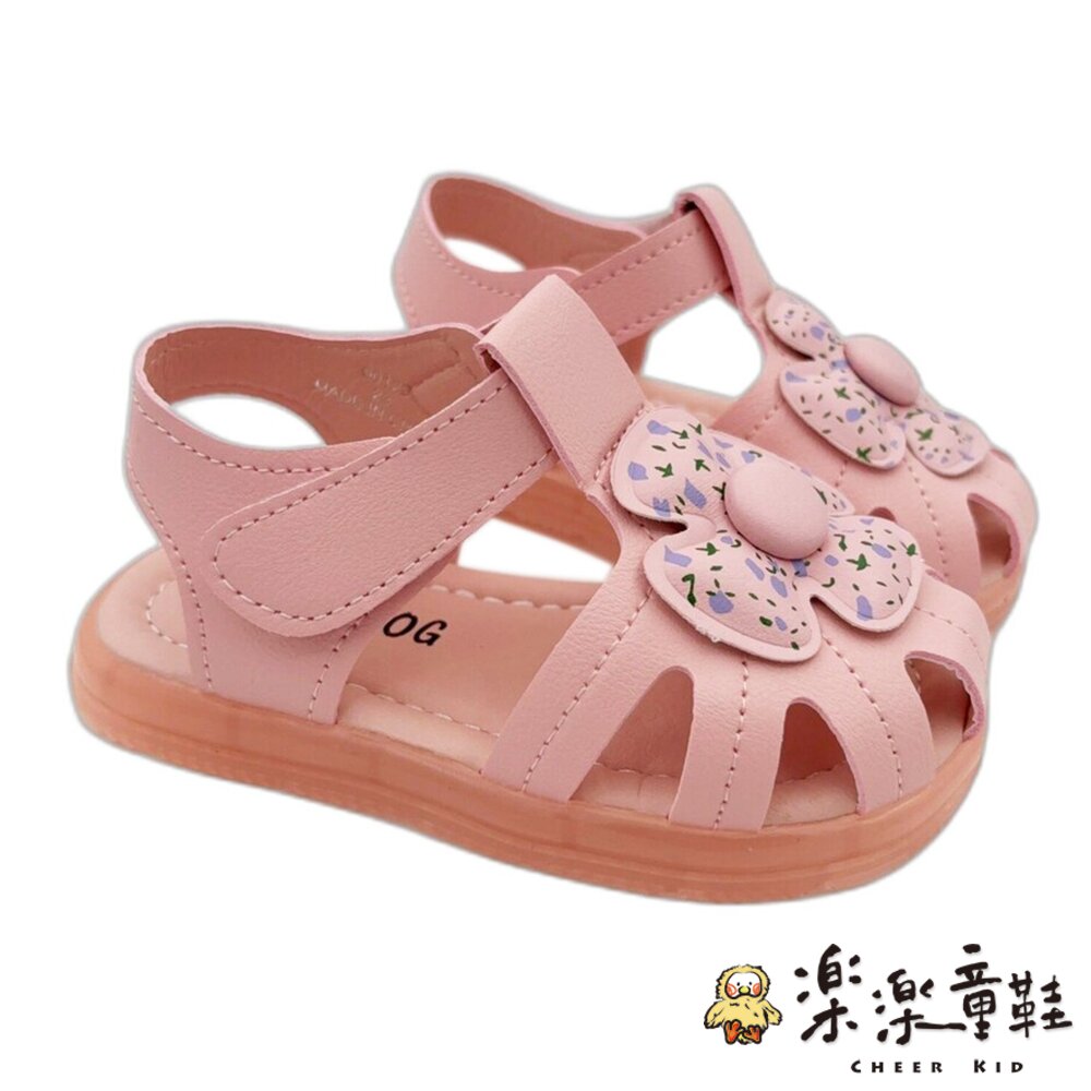 C153-6-可愛碎花電燈涼鞋