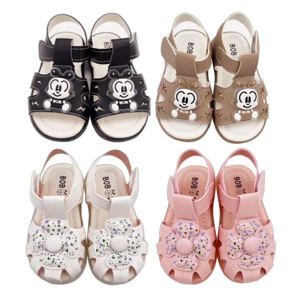 C153-可愛巴布豆電燈涼鞋