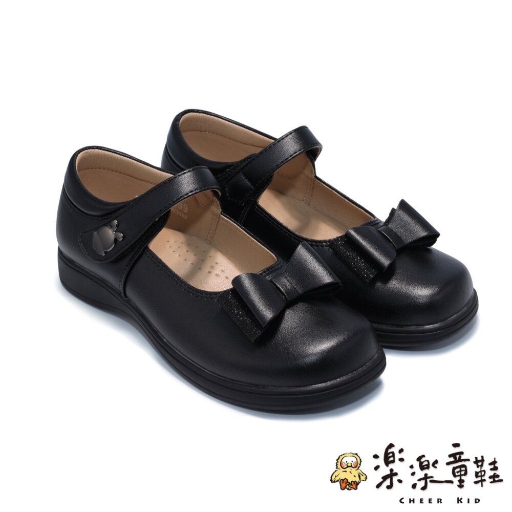 巴布豆素色皮鞋 兩色可選-圖片-1