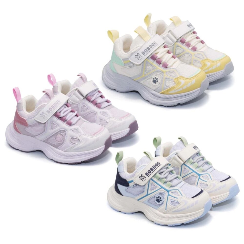 C162-巴布豆可愛魔鬼氈運動鞋 多色可選