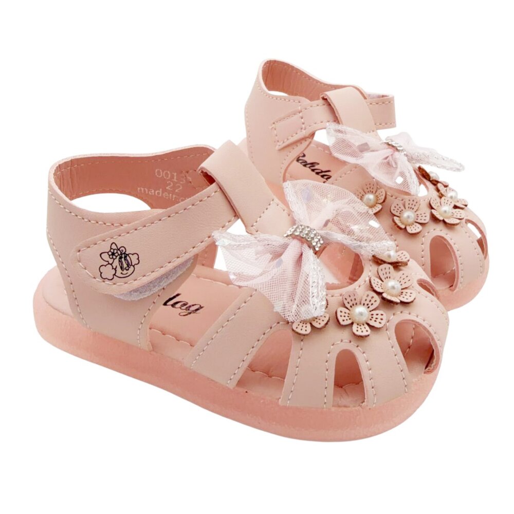 C165-優雅漂亮蝴蝶結女童涼鞋