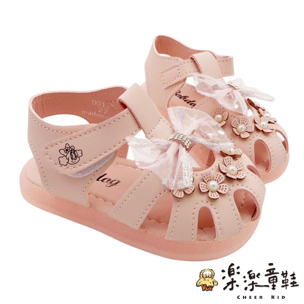 優雅漂亮蝴蝶結女童涼鞋 封面照片