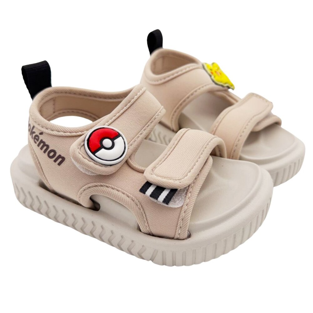 D098-2-台灣製寶可夢皮卡丘涼鞋