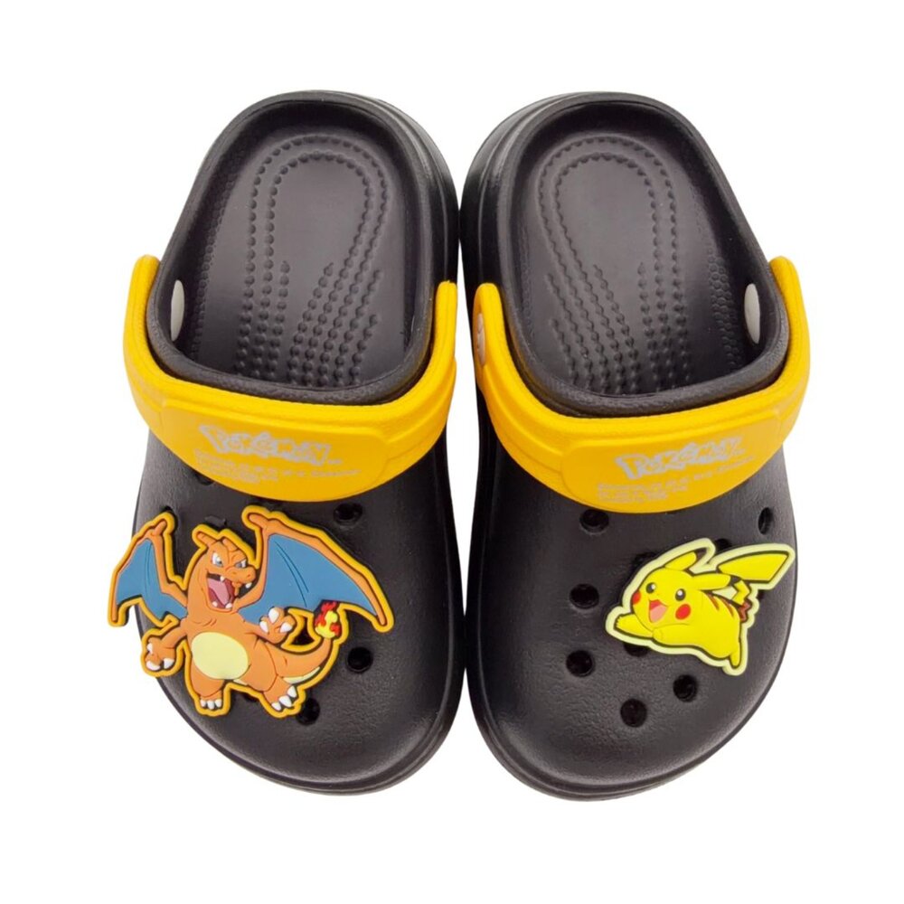 D121-4-台灣製寶可夢兩穿洞洞鞋