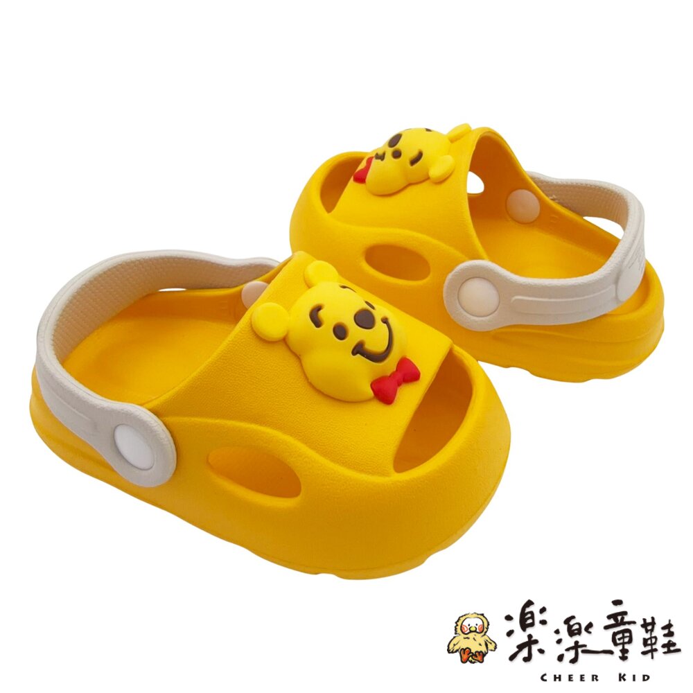 台灣製小熊維尼護趾透氣涼鞋-圖片-4