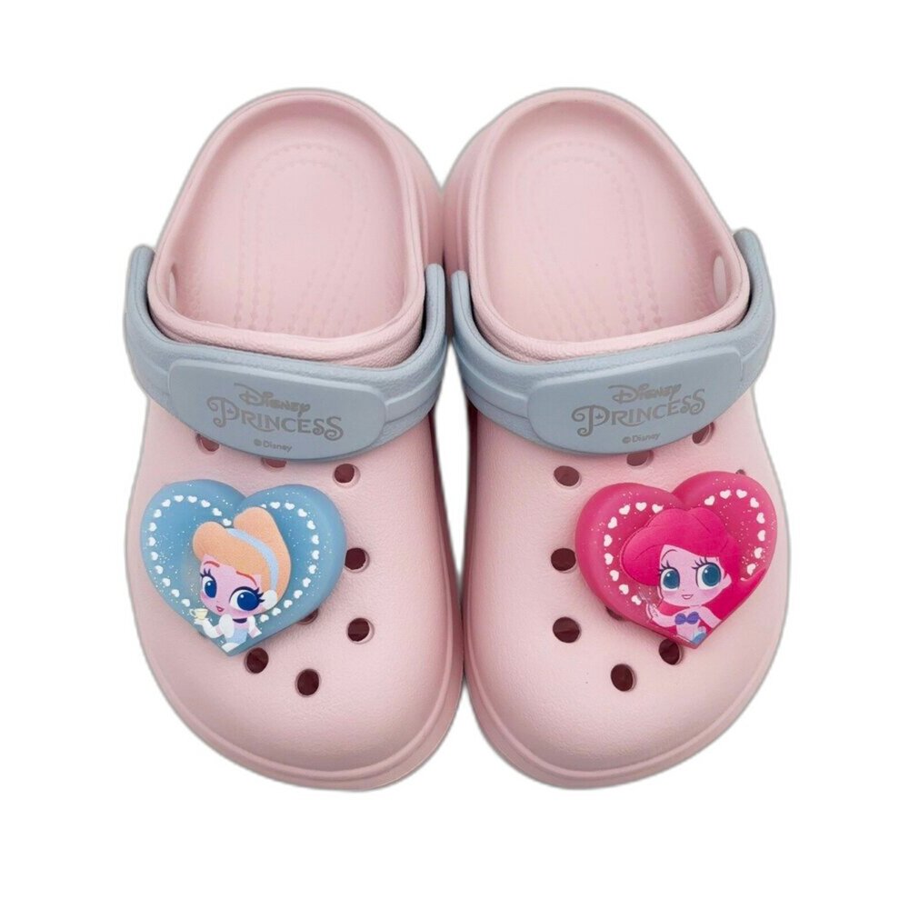 D128-1-台灣製迪士尼公主電燈涼鞋