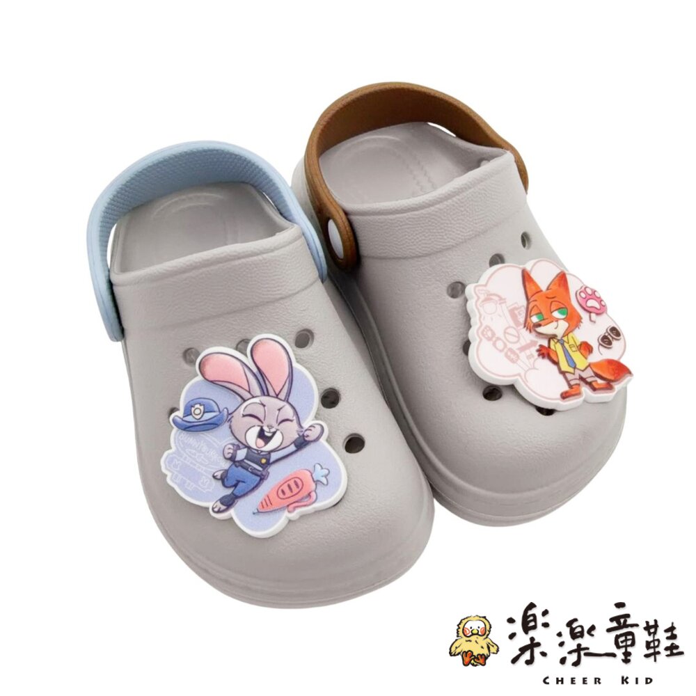 台灣製動物方城市透氣洞洞鞋 涼鞋-圖片-1