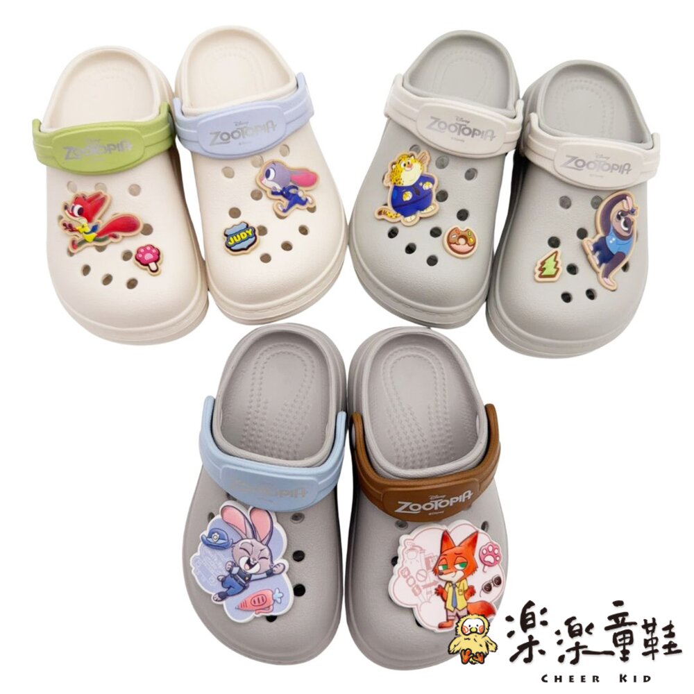 台灣製動物方城市洞洞鞋-圖片-1